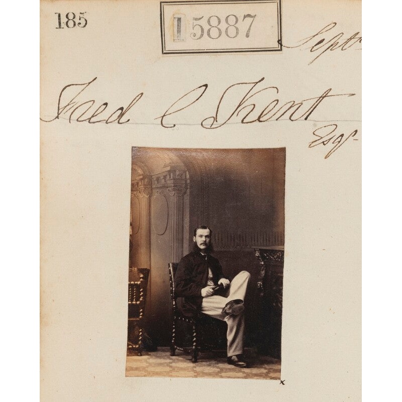 Fred C. Kent Portrait Print-Unframed & Black Frame & Grey Frame & Oak Frame & White Frame-Extra small (glossy paper only) & Small & Medium & Large & Extra large (unframed, glossy paper only)-Glossy photo paper & Matt art paper & Canvas (medium only)