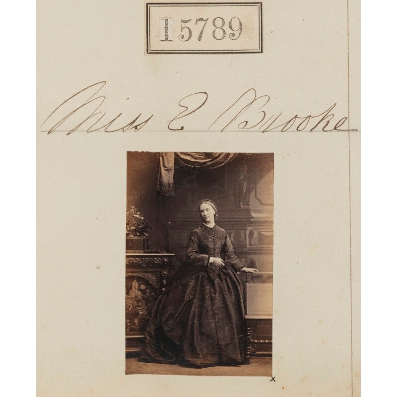 Miss E. Brooke Portrait Print-Unframed & Black Frame & Grey Frame & Oak Frame & White Frame-Extra small (glossy paper only) & Small & Medium & Large & Extra large (unframed, glossy paper only)-Glossy photo paper & Matt art paper & Canvas (medium only)