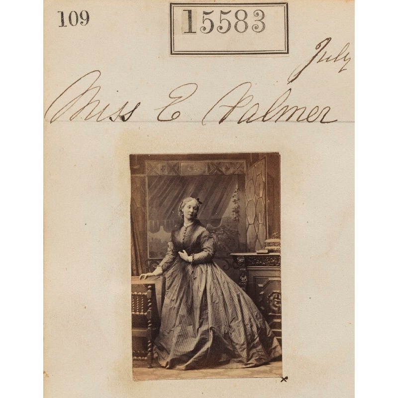 Miss E. Palmer Portrait Print-Unframed & Black Frame & Grey Frame & Oak Frame & White Frame-Extra small (glossy paper only) & Small & Medium & Large & Extra large (unframed, glossy paper only)-Glossy photo paper & Matt art paper & Canvas (medium only)