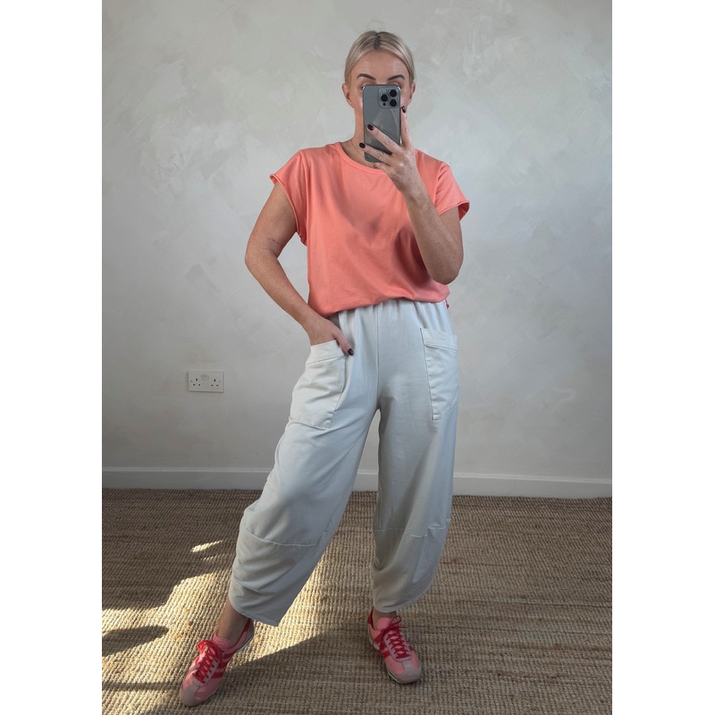 Moda casual pants – stone