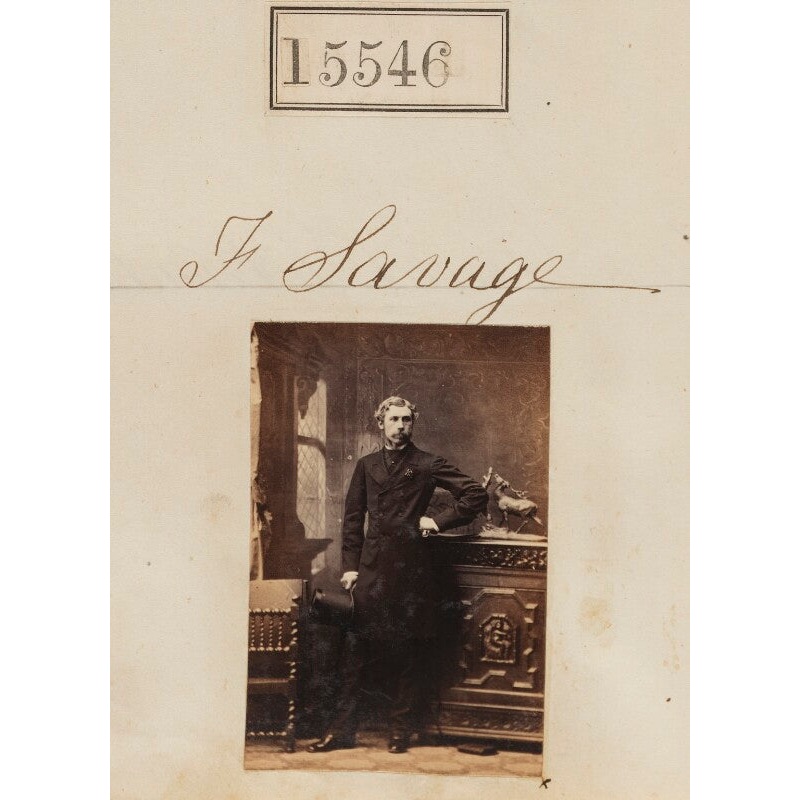 Mr F. Savage Portrait Print-Unframed & Black Frame & Grey Frame & Oak Frame & White Frame-Extra small (glossy paper only) & Small & Medium & Large & Extra large (unframed, glossy paper only)-Glossy photo paper & Matt art paper & Canvas (medium only)