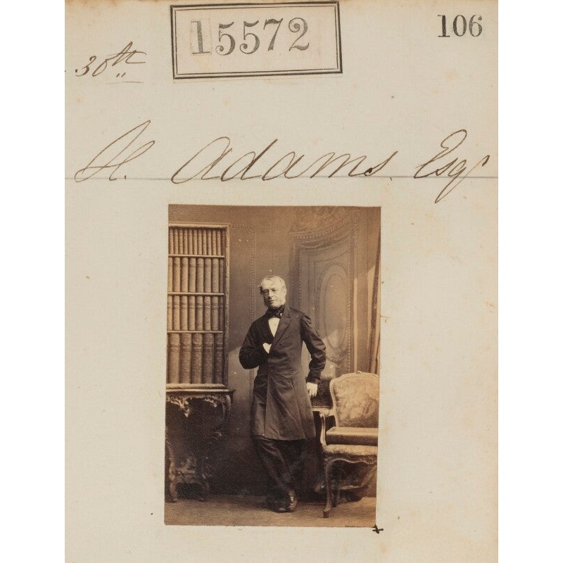 Mr H. Adams Portrait Print-Unframed & Black Frame & Grey Frame & Oak Frame & White Frame-Extra small (glossy paper only) & Small & Medium & Large & Extra large (unframed, glossy paper only)-Glossy photo paper & Matt art paper & Canvas (medium only)