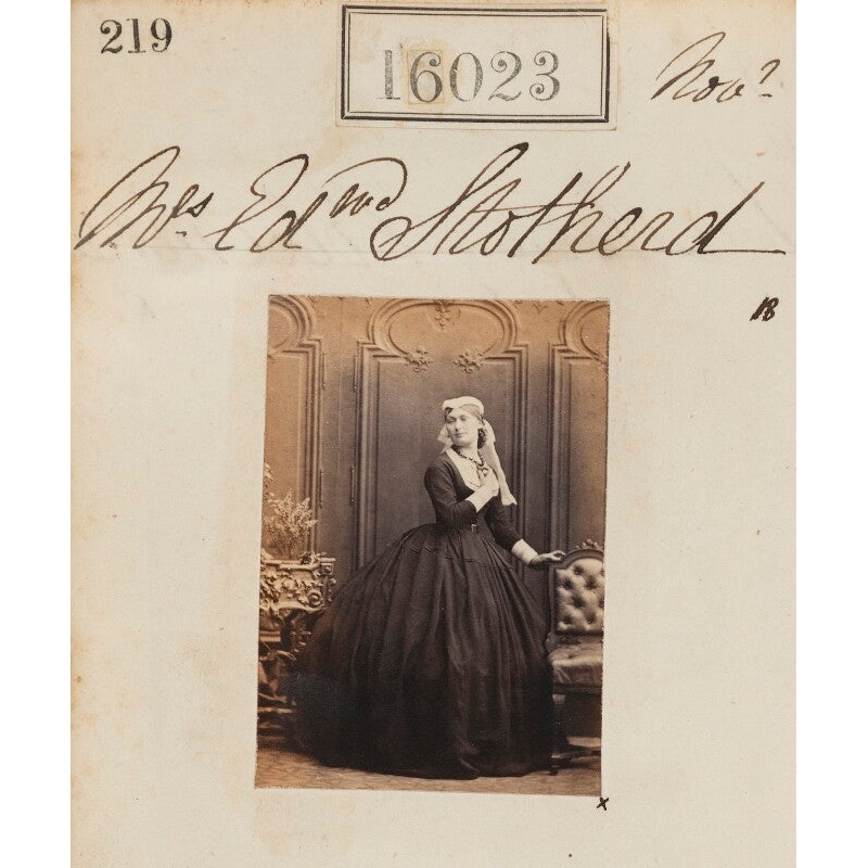 Mrs Edward Stotherd? Portrait Print