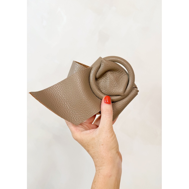 SA leather belt – mocha