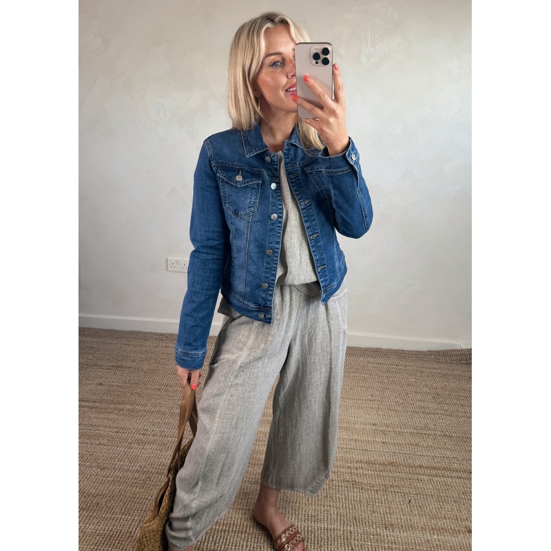 Tara denim jacket-Small & Medium & Large & XL & 2XL & 3XL