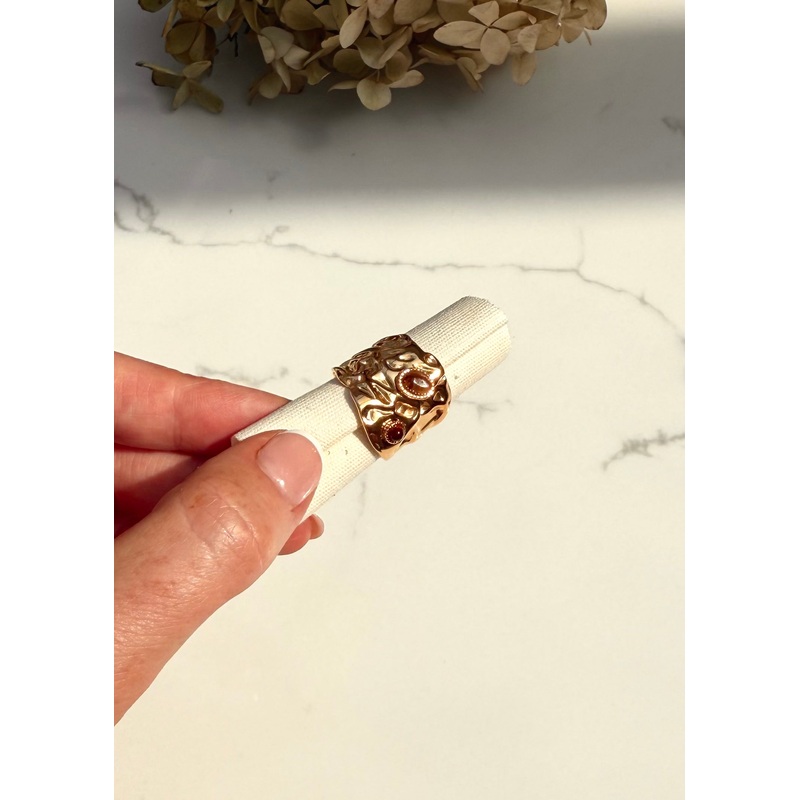 18ct gold plated ring