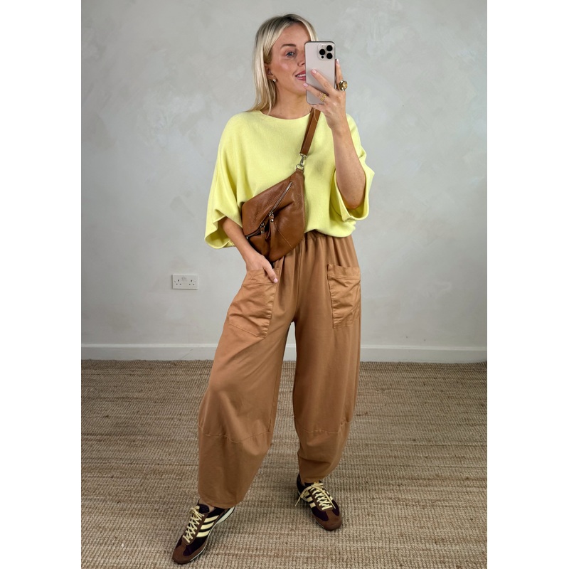 Moda casual pants – tan