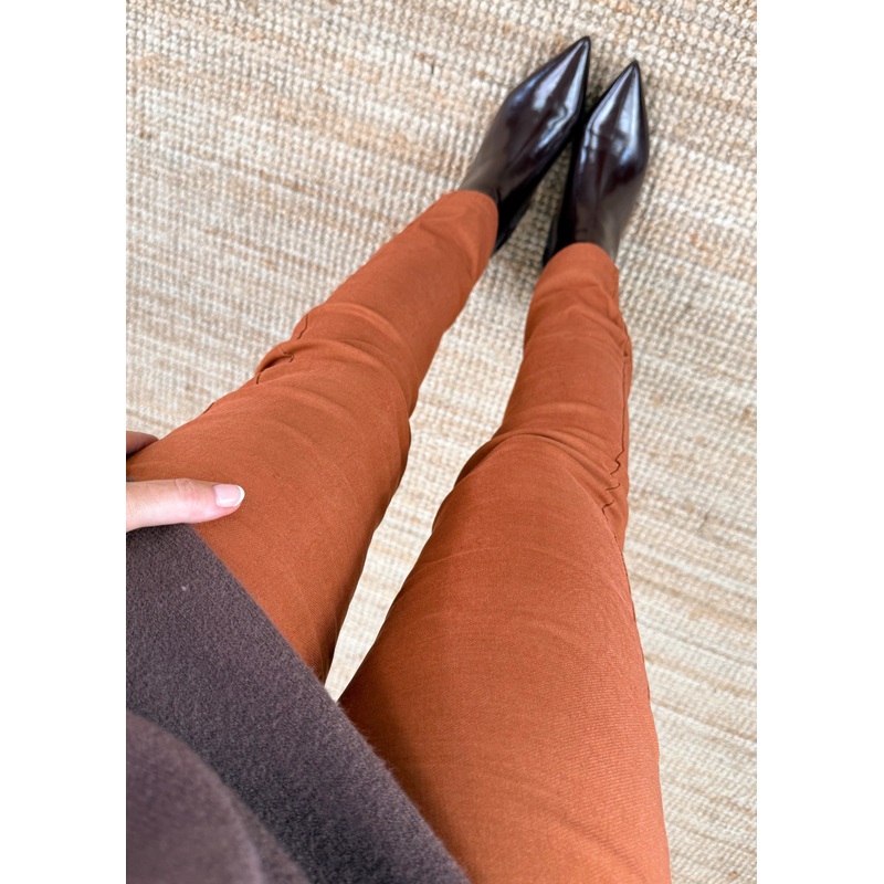 Smooth Magic Pants – rust-1 & 2