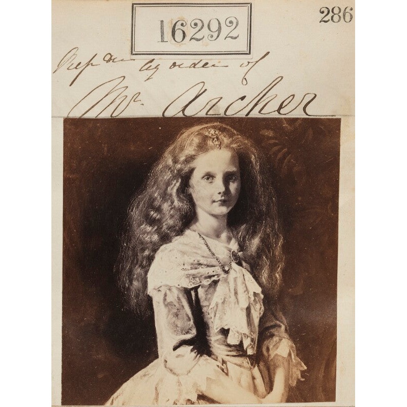Unknown child (‘Reproduction by order of Mr Archer’) Portrait Print
