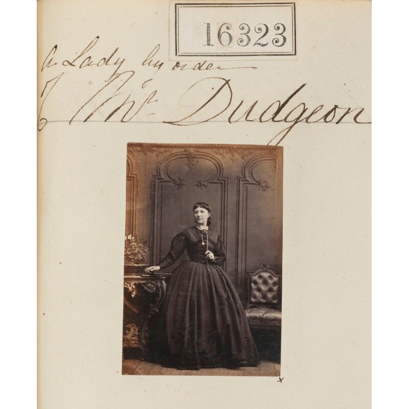 Unknown woman (‘A lady by order of Mr Dudgeon’) Portrait Print