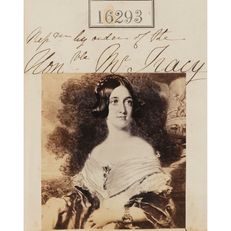Unknown woman (‘Reproduction by order of the Hon Mr Tracy’) Portrait Print