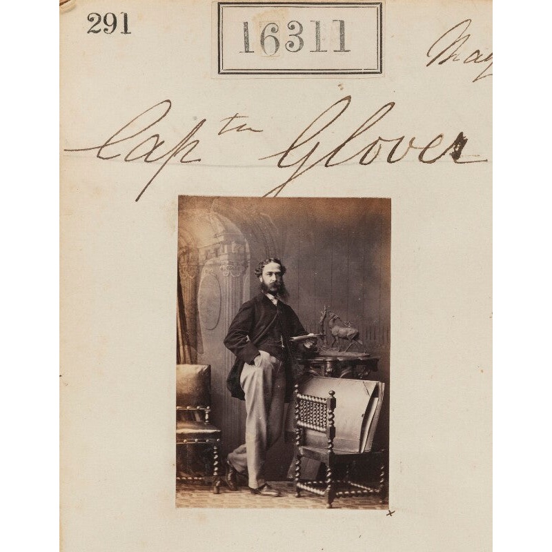 Captain Glover Portrait Print-Unframed & Black Frame & Grey Frame & Oak Frame & White Frame-Extra small (glossy paper only) & Small & Medium & Large & Extra large (unframed, glossy paper only)-Glossy photo paper & Matt art paper & Canvas (medium only)