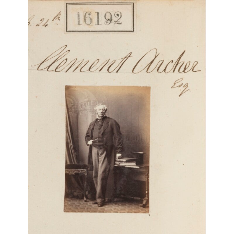 Clement Archer Portrait Print-Unframed & Black Frame & Grey Frame & Oak Frame & White Frame-Extra small (glossy paper only) & Small & Medium & Large & Extra large (unframed, glossy paper only)-Glossy photo paper & Matt art paper & Canvas (medium only)