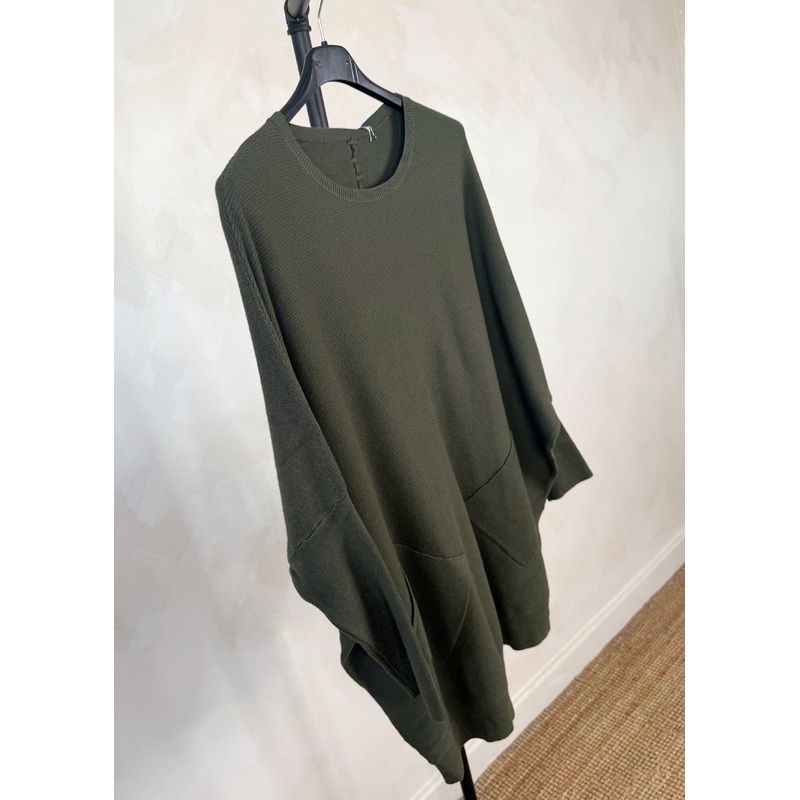 Ingrid pocket knit – khaki