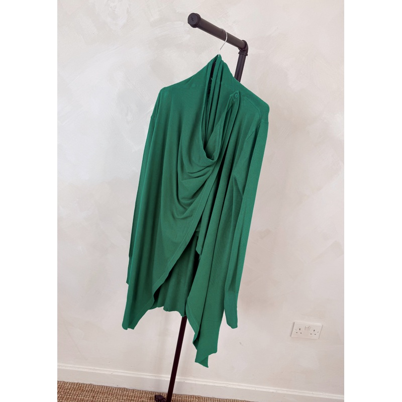 Palmer waterfall knit – forest green