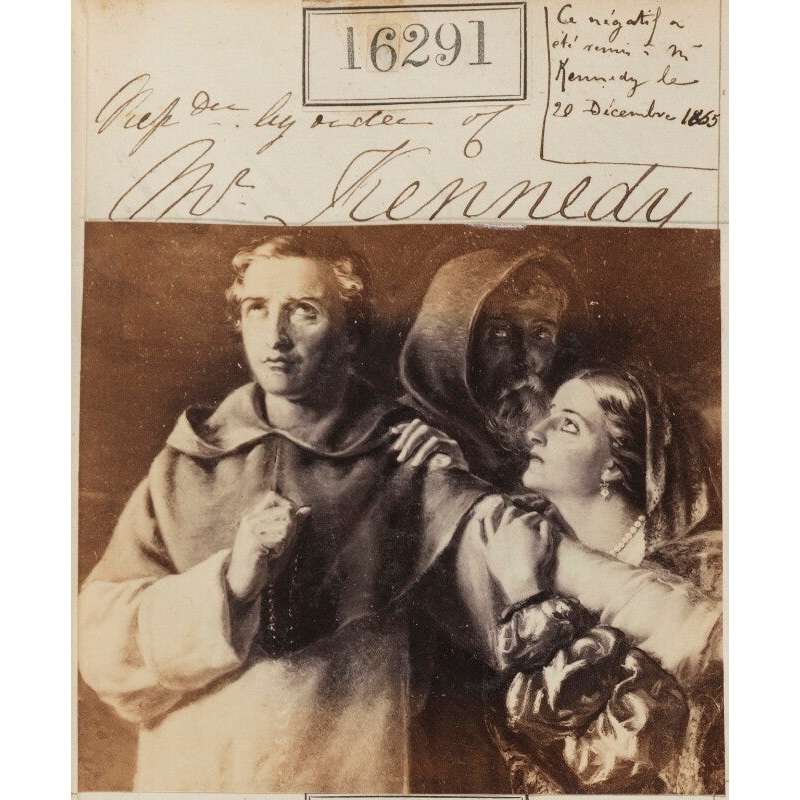 ‘Reproduction by order of Mr Kennedy’ Portrait Print