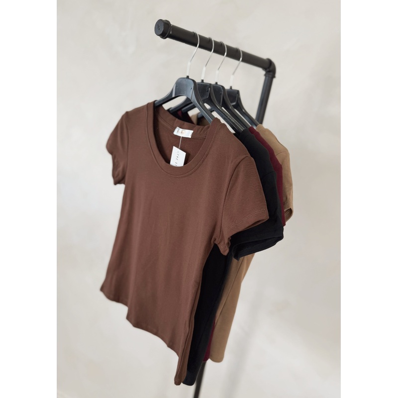 S/S base layer – multi-Camel & Black & Chocolate & Merlot & White & Cream & Navy & Mocha