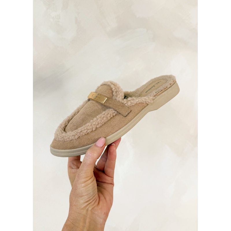 Yumi slip on mule – beige-3 & 4 & 5 & 6 & 7 & 8