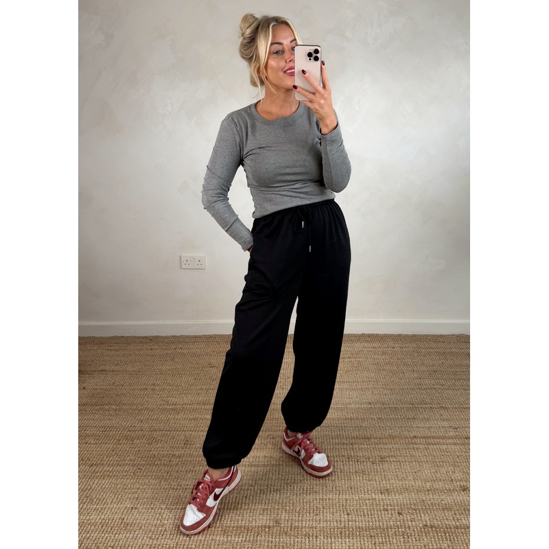 Cocoon jogger – black