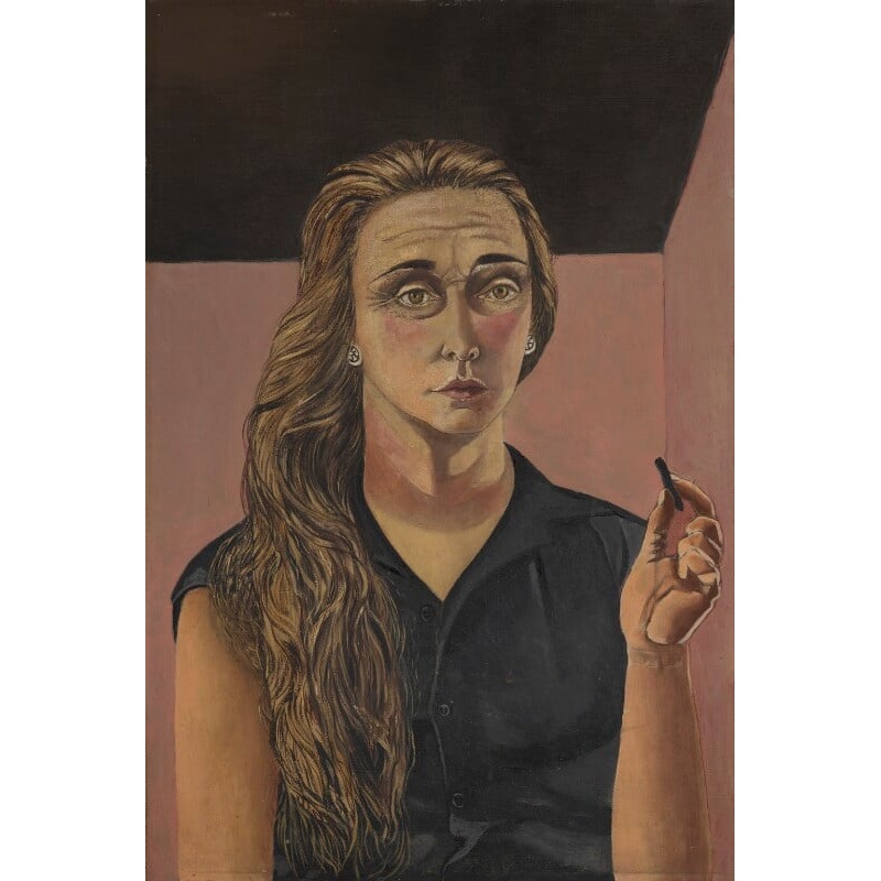 Maeve Gilmore (‘Self-Portrait with Charcoal’) Greetings Card