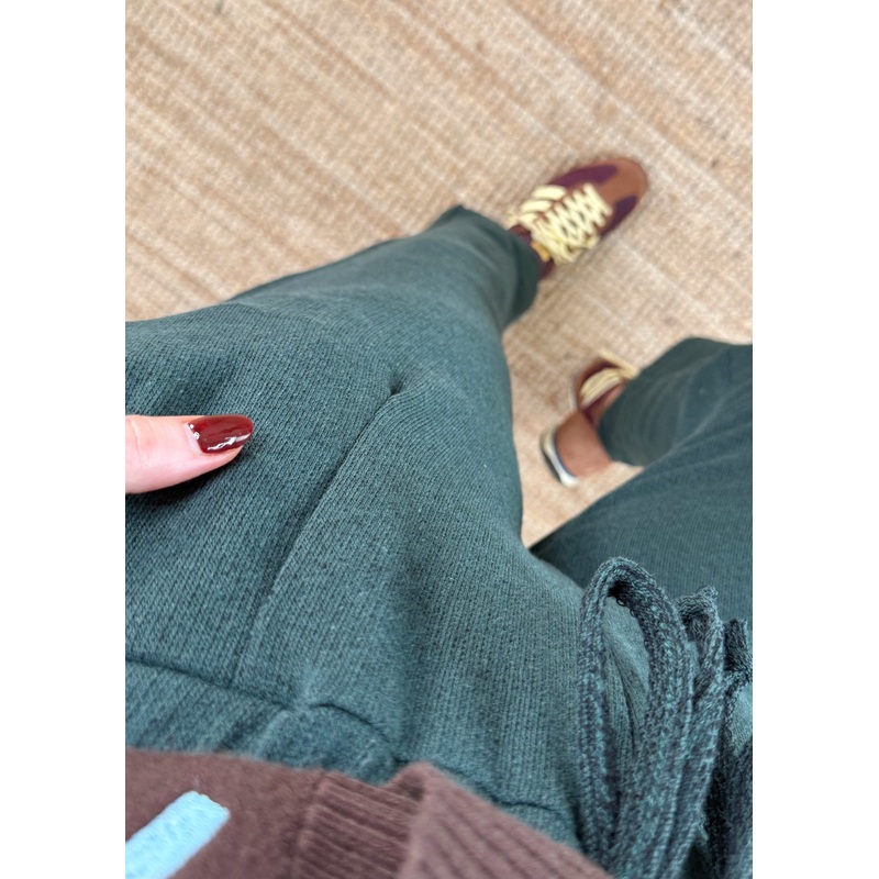 Marl blend jogger – forest