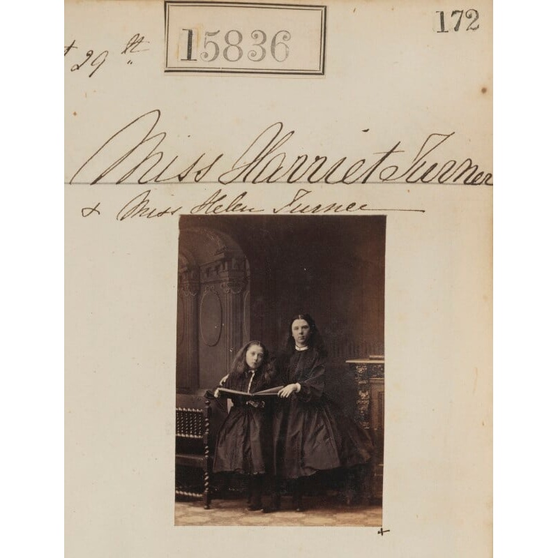 Miss Harriet Turner; Miss Helen Turner Greetings Card