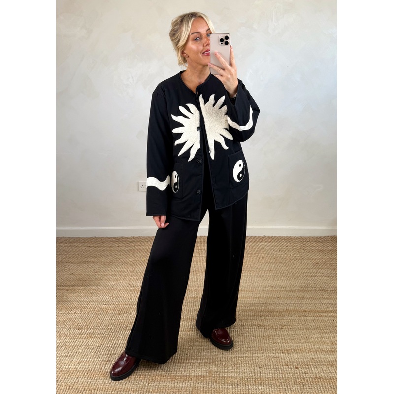 Ying & Yang jacket-S/M & M/L