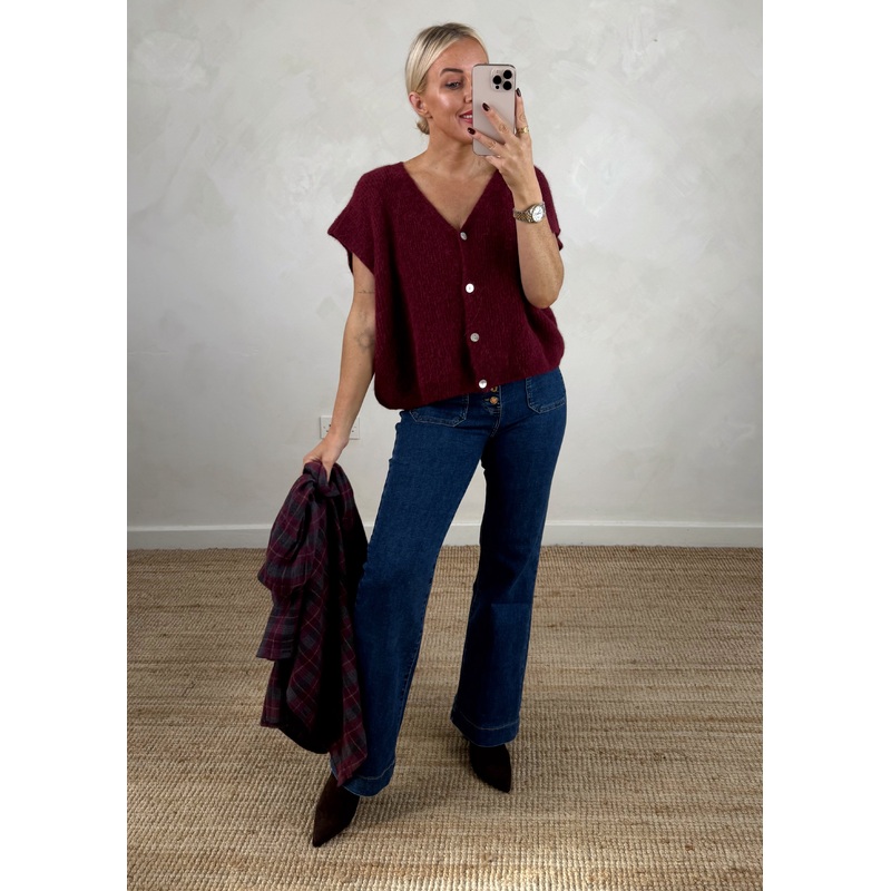 Barney wide leg jeans – blue-10 & 12 & 14 & 16 & 18 & 20