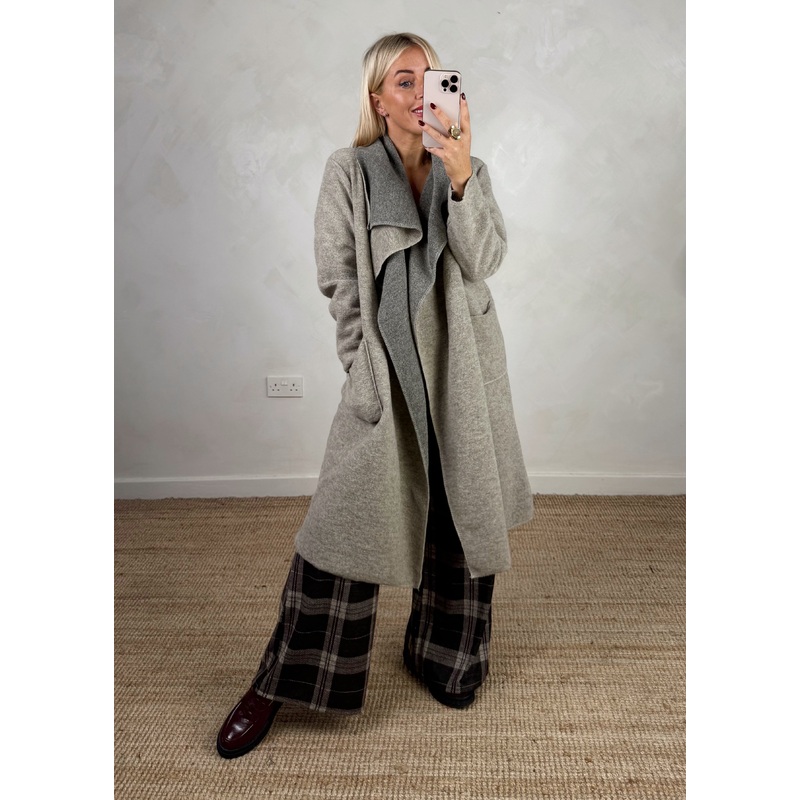 Foster wool jacket – greige