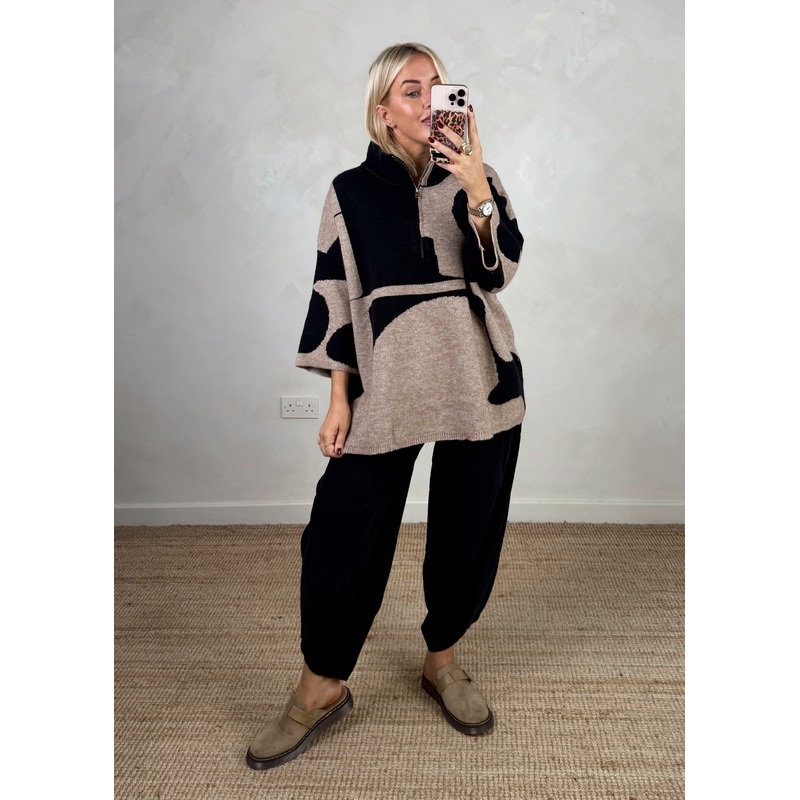 Sheldon half zip knit