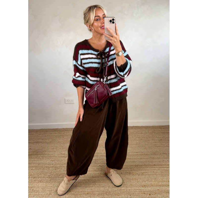 Baby cord finn – chocolate