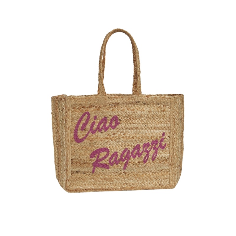 Ciao Rigazzi jute bag