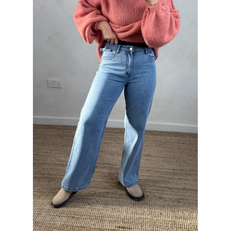 Nancy wide leg jeans – light blue (to a size 20)