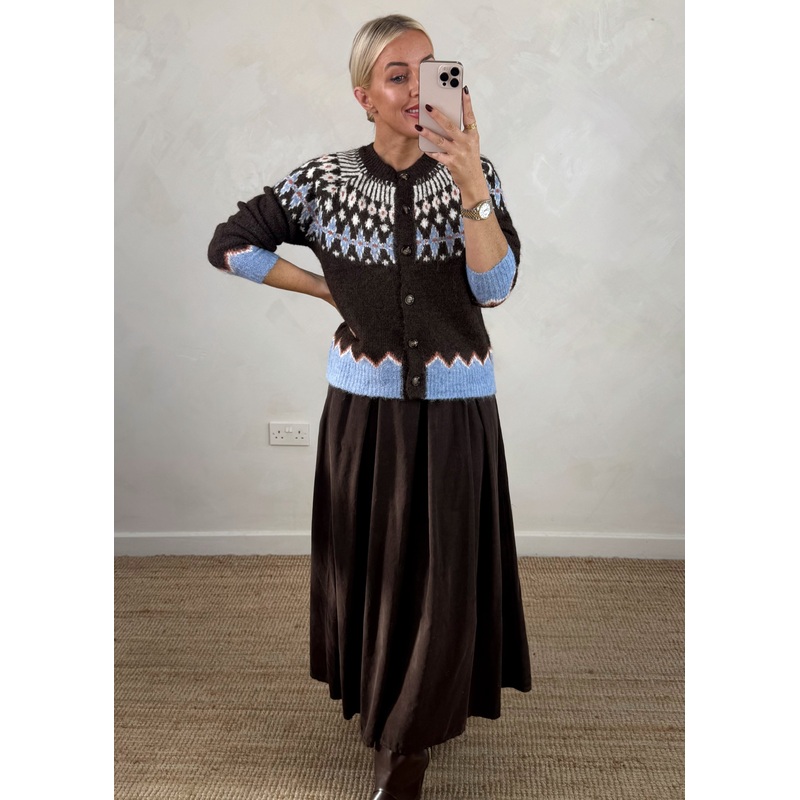 Verbier fair isle knit