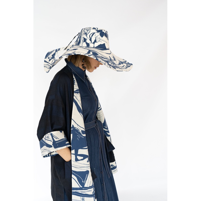 Beatrice B Abstract Print Hat-U