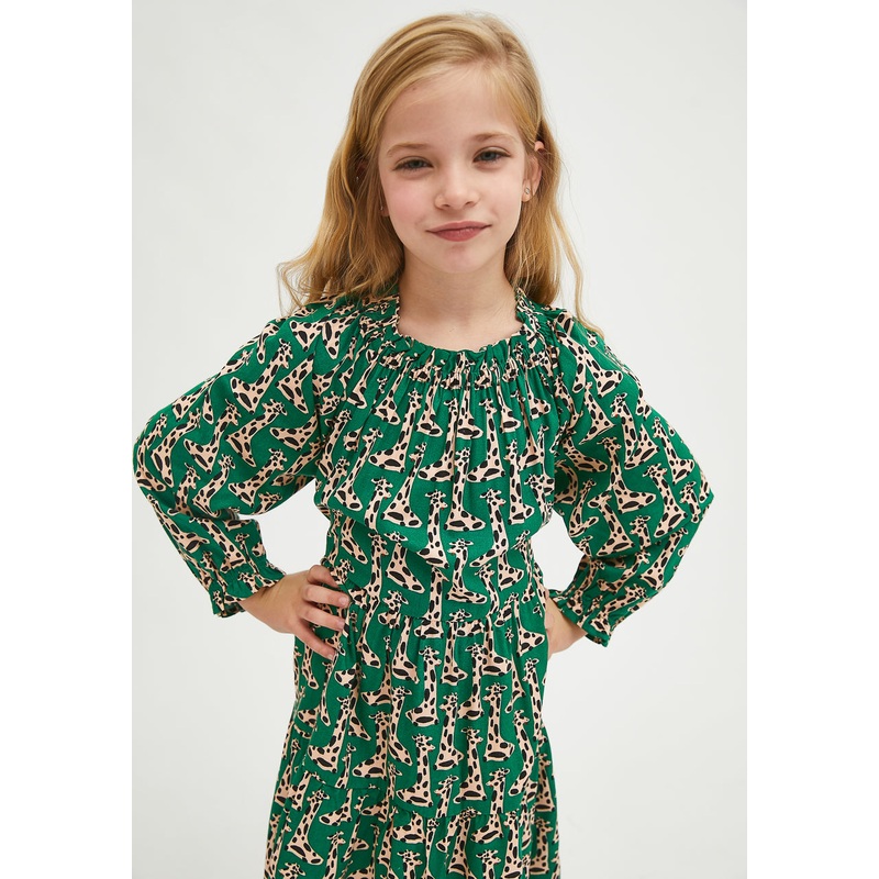 CF Mini Girls Giraffe Print  Dress