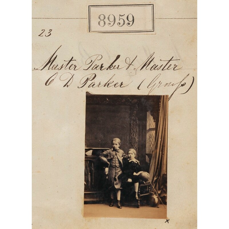 Christopher William Parker; Oxley Durant Parker (‘Master Parker and Master O.D. Parker (Group)’) Portrait Print