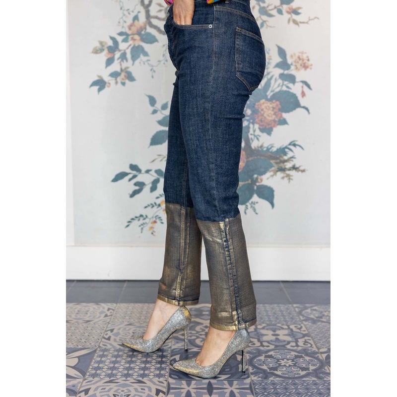 Ottodame Denims with Gold Leg-10/12 & 12/14