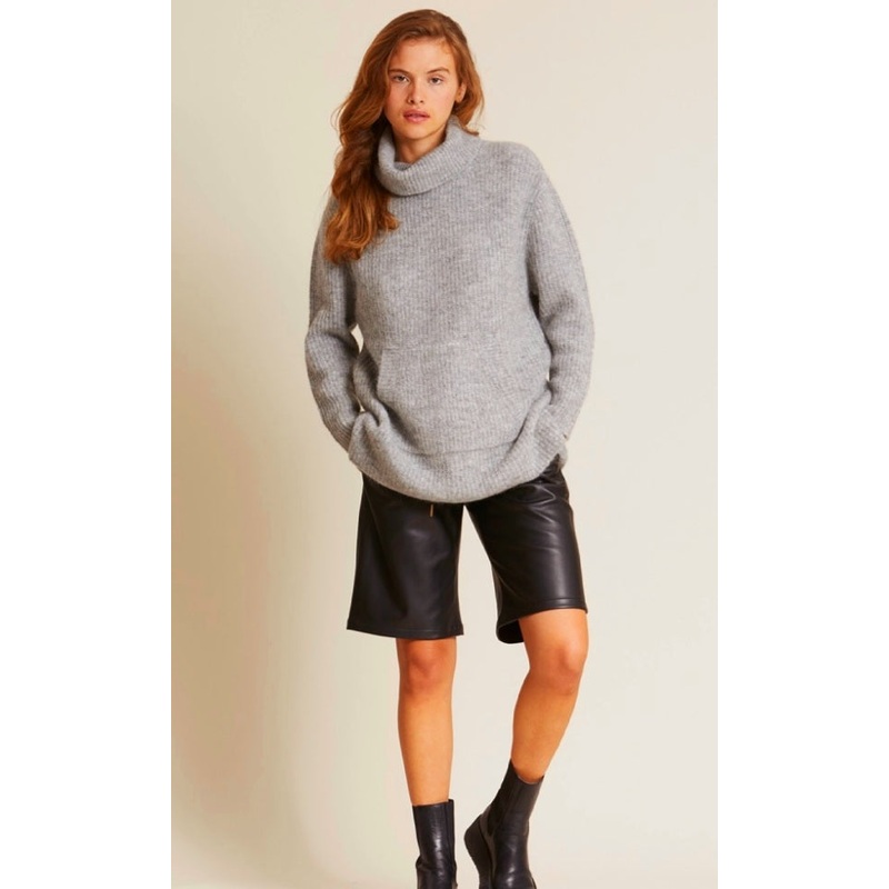 RDF Light Grey Alpaca Wool Jumper