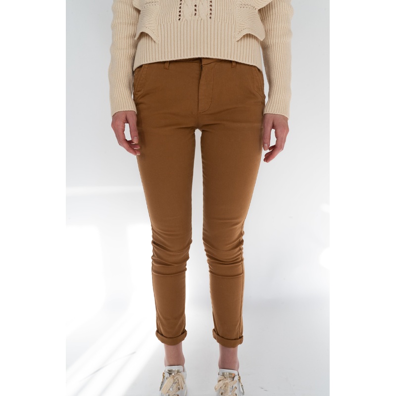 Reiko Tobacco Classic French Chino Trousers