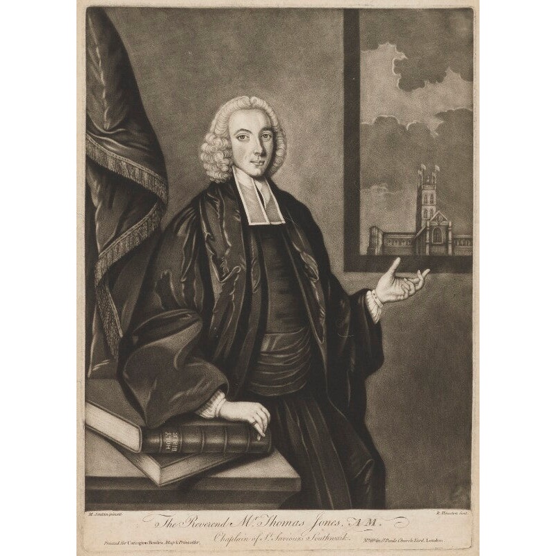 Thomas Jones Portrait Print-Unframed & Black Frame & Grey Frame & Oak Frame & White Frame-Extra small (glossy paper only) & Small & Medium & Large & Extra large (unframed, glossy paper only)-Glossy photo paper & Matt art paper & Canvas (medium only)