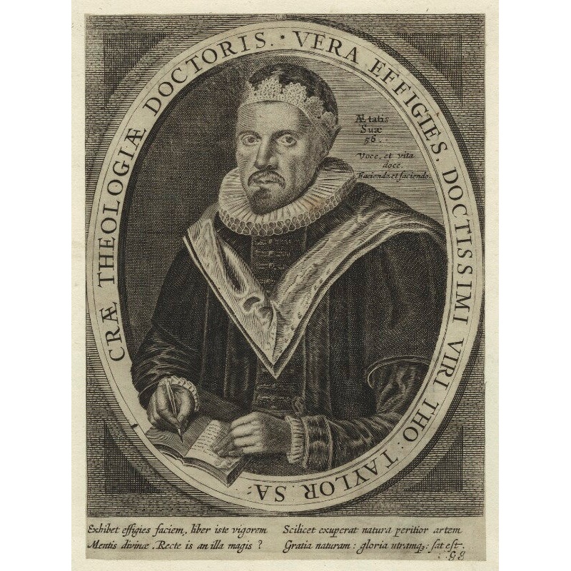 Thomas Taylor Portrait Print-Unframed & Black Frame & Grey Frame & Oak Frame & White Frame-Extra small (glossy paper only) & Small & Medium & Large & Extra large (unframed, glossy paper only)-Glossy photo paper & Matt art paper & Canvas (medium only)