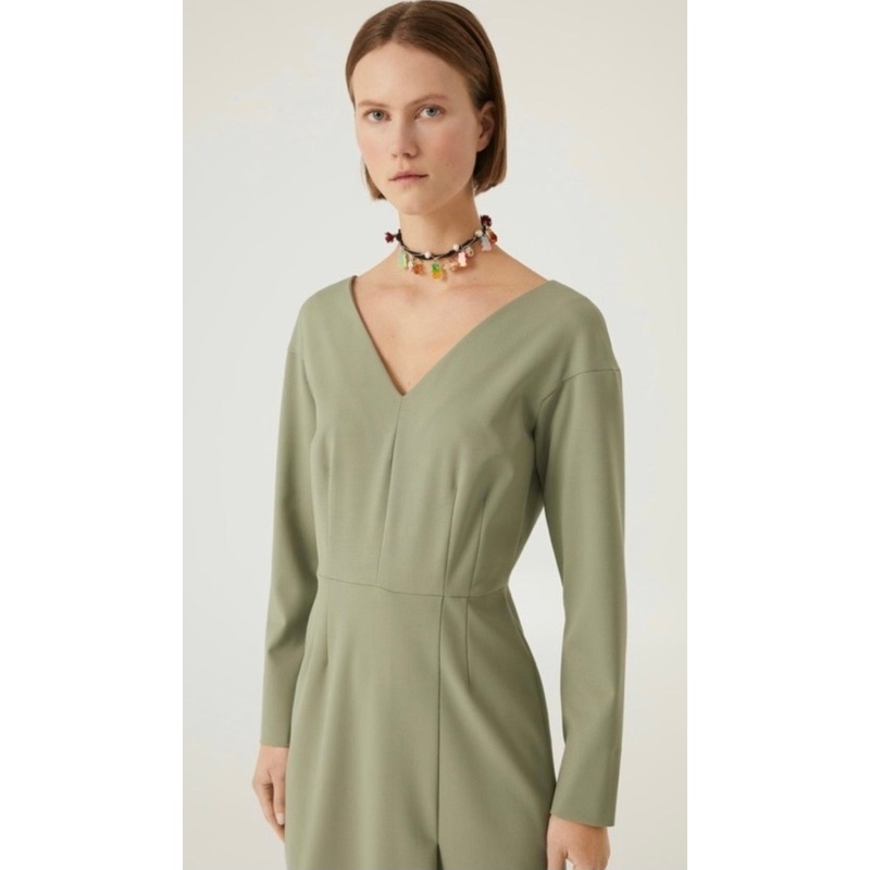 Beatrice Sage Green Midi Dress