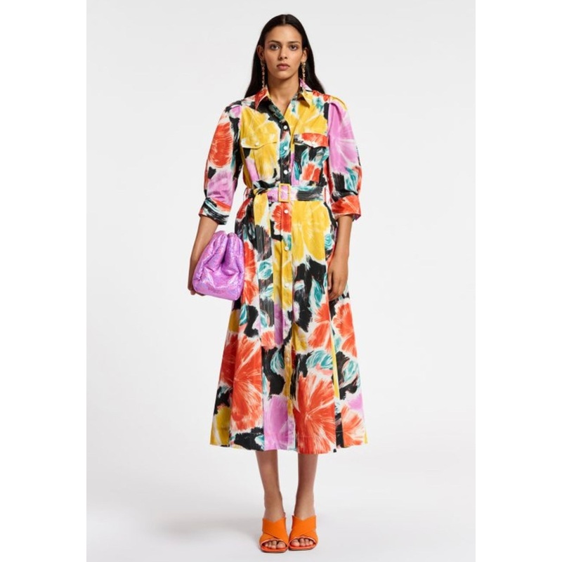Essentiel Antwerp Floral Shirt Dress