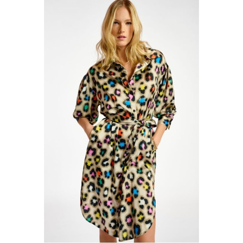 Essentiel Antwerp Leopard Print Dress