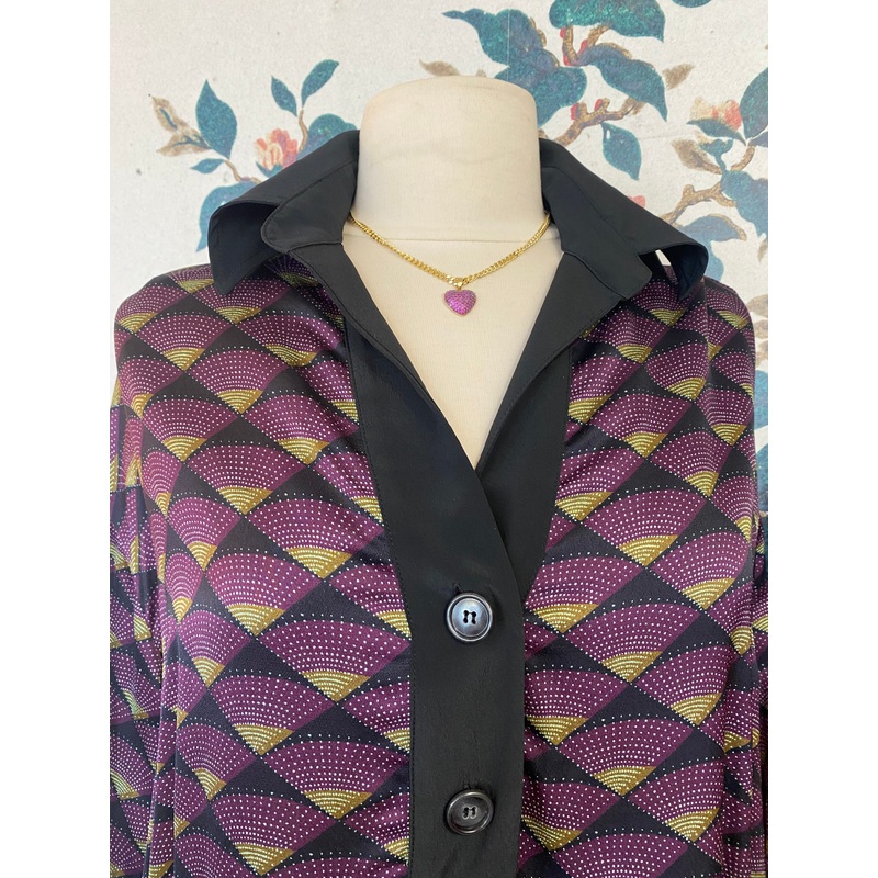 Ottodame Art Deco Print Shirt-8-10 & 12-14 & 14-16