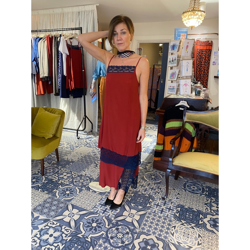 Ottodame Silk Mini Dress-8 & 10 & 12