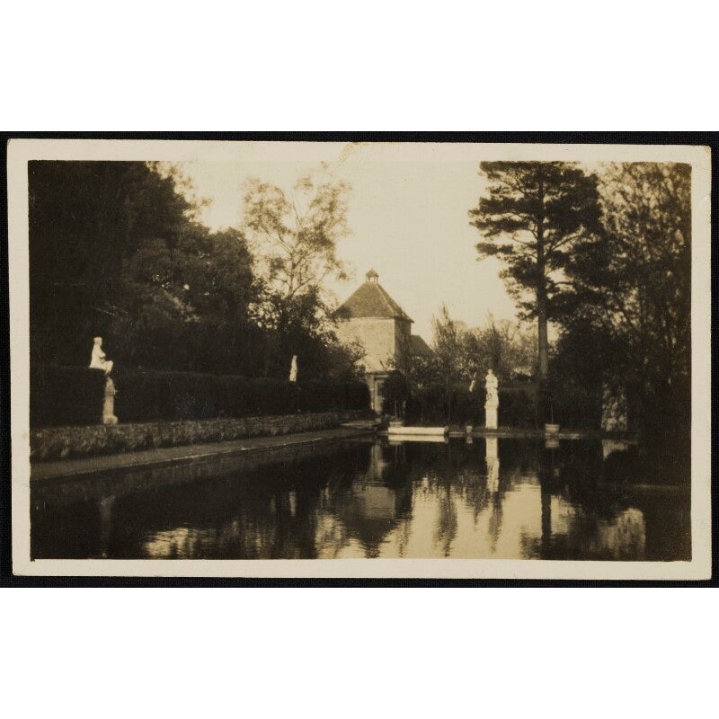 ‘The Pond’ (Garsington Manor) Portrait Print