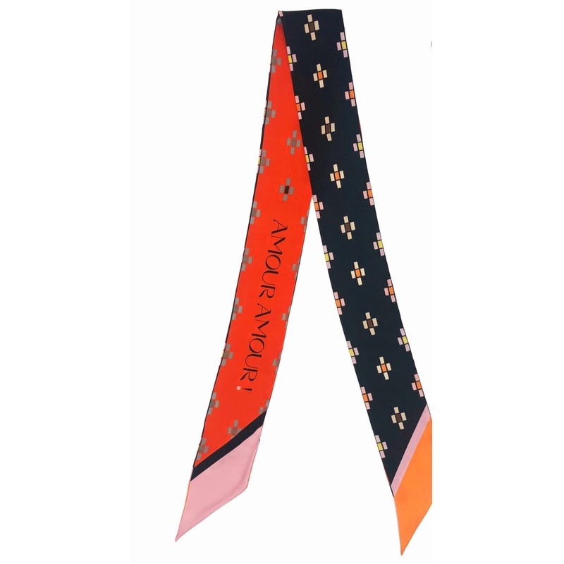 Tidings Amour Amour Silk Scarf