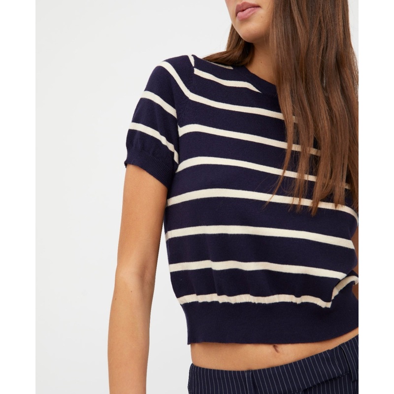 Wild Pony Navy Knit Sweater-XS & S & M & L & XL